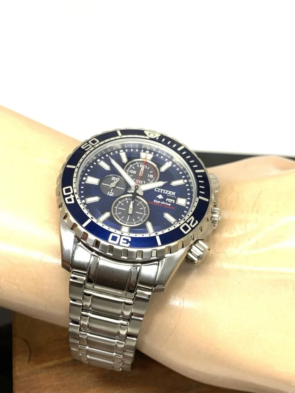 Citizen Mens Watch Eco-Drive CA0710-58L Promaster Blue Dial Stainless Steel 44mm
